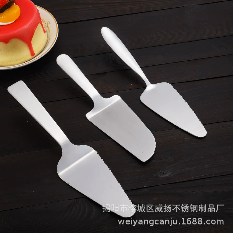Stainless steel birthday cake set pizza spatula dessert fork spoon tableware production mooncake cutlery fork ins style