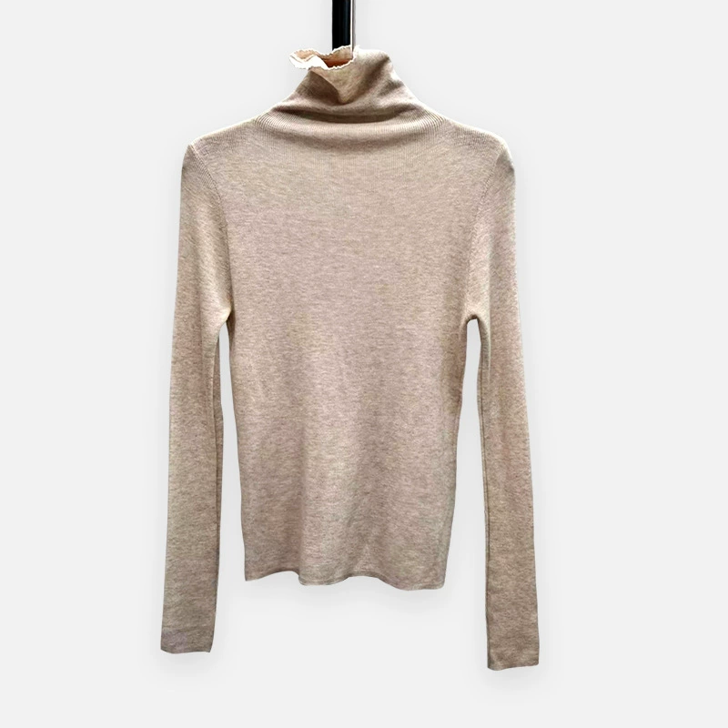 Свитер-водолазка женский 2022 осень-зима Новая нижняя рубашка Женский внутренний свитер темперамент Универсальный нижний топ