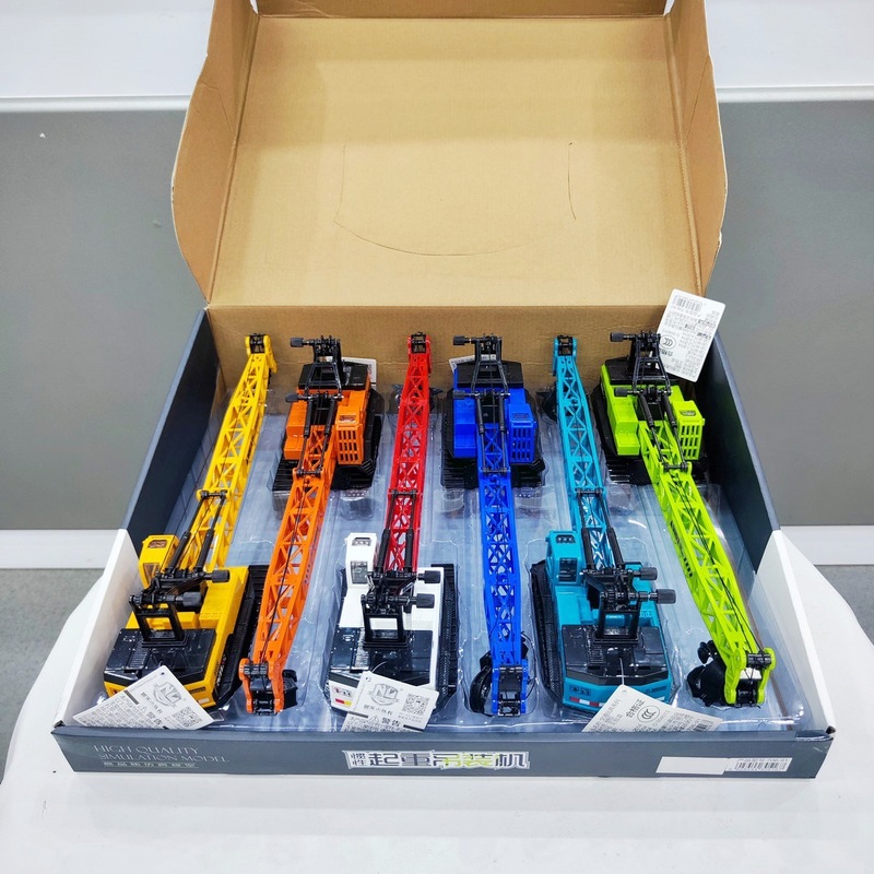 6只惯性起重机吊车706-91男孩工程车模型摆地摊夜市儿童玩具批发|undefined