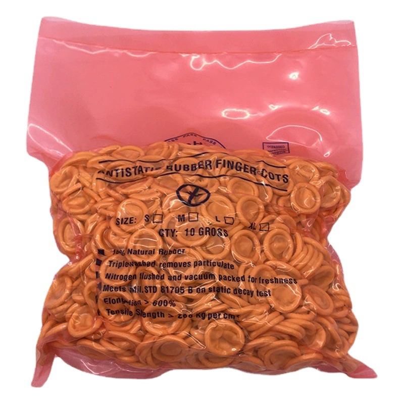 Белый палец рукав анти-статические стерильные одноразовые пыли-Бесплатная красота татуировки промышленные электронные латекс палец рукав