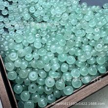 天然东陵玉隔片小平安扣隔珠8mm算盘珠车轮珠鼓珠散珠diy手链配饰