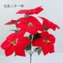 盆栽圣诞客厅绒布塑料花
