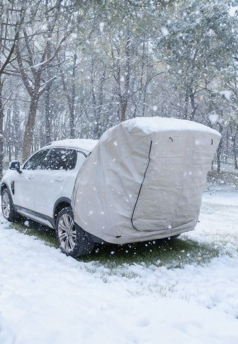 Outdoor Car Tent Suv No-Build Trunk Sunshade Tent Outdoor Camping Multi-Functional Car Tent Portable