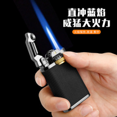 JOBONネット赤防風ライター男性高級エアブルー炎金属ライターが彼氏に個性的なプレゼントを贈る