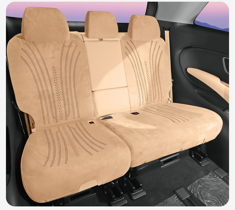 Denza D9 Special Seat Cushion Perforated Rams Half-Pack Breathable Seat Cover Ventilated Saddle Pad Four-Season Universal Seat Cover