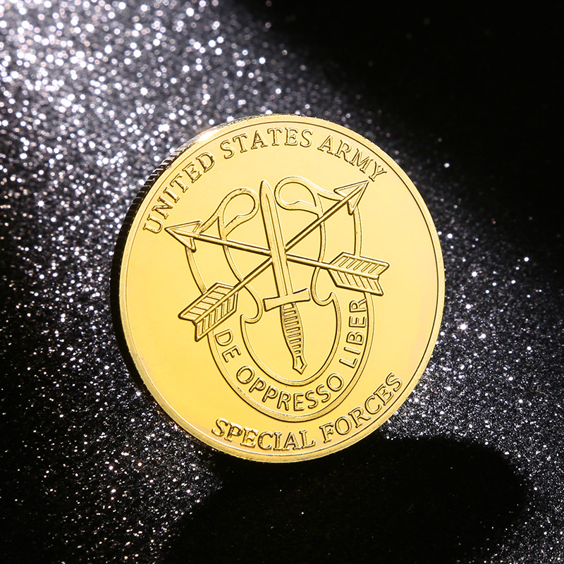 Monedas conmemorativas de guerreros de comercio exterior Museos de regalos de turismo Medalla conmemorativa Colección de regalos artesanal Medalla conmemorativa de oro