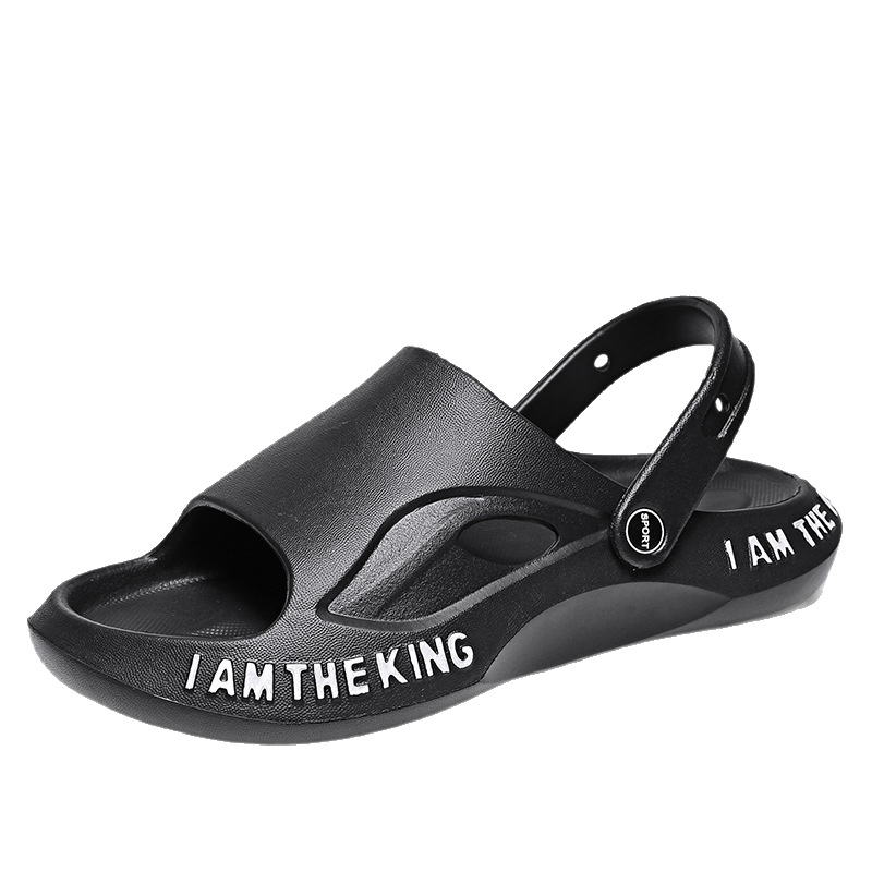 Men's Slippers Top Quality Summer New Outdoor Thick Sole Odor-Resistant Non-Slip Wear-Resistant Two-Way Wear Kanye Sandals_voghion.com