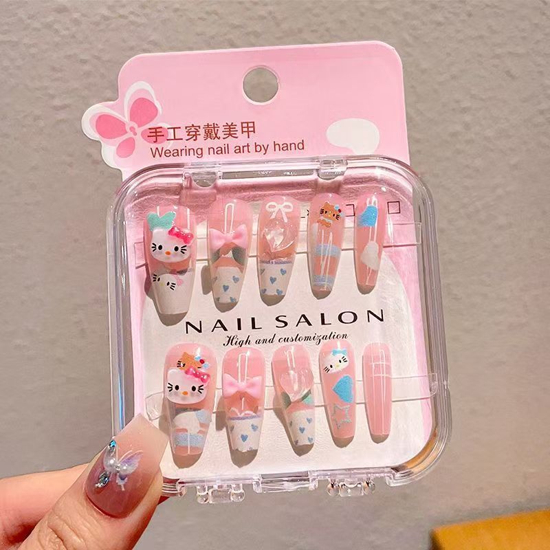 Caja de exhibición marco de fotos más taladro manicure suministro fuente de uñas DIY francés color delgado manicure falso salón al por mayor