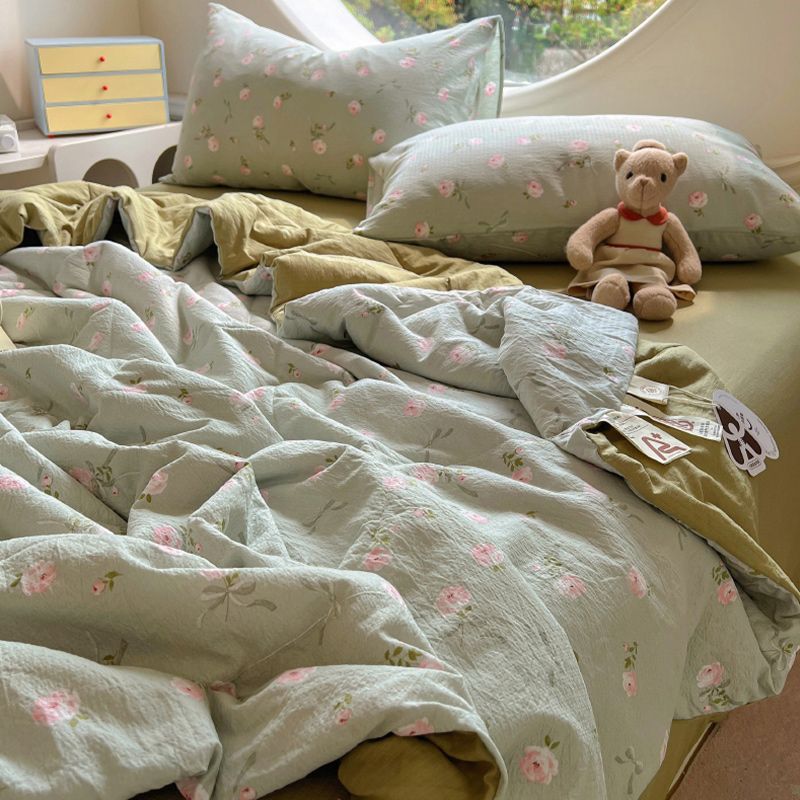 반생 동안 동경한 [매우 부드러운 알몸 수면 이중 거즈 여름 이불]