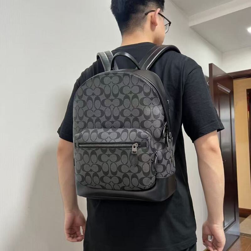 New men's backpack, large-capacity hiking backpack, classic vintage business backpack, student school bag, travel bag New men's backpack, large-capacity hiking backpack, classic vintage business backpack, student school bag, travel bag