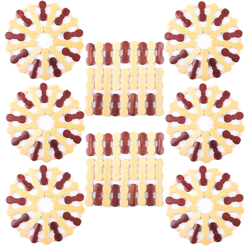 원형 6개 정사각형 2개