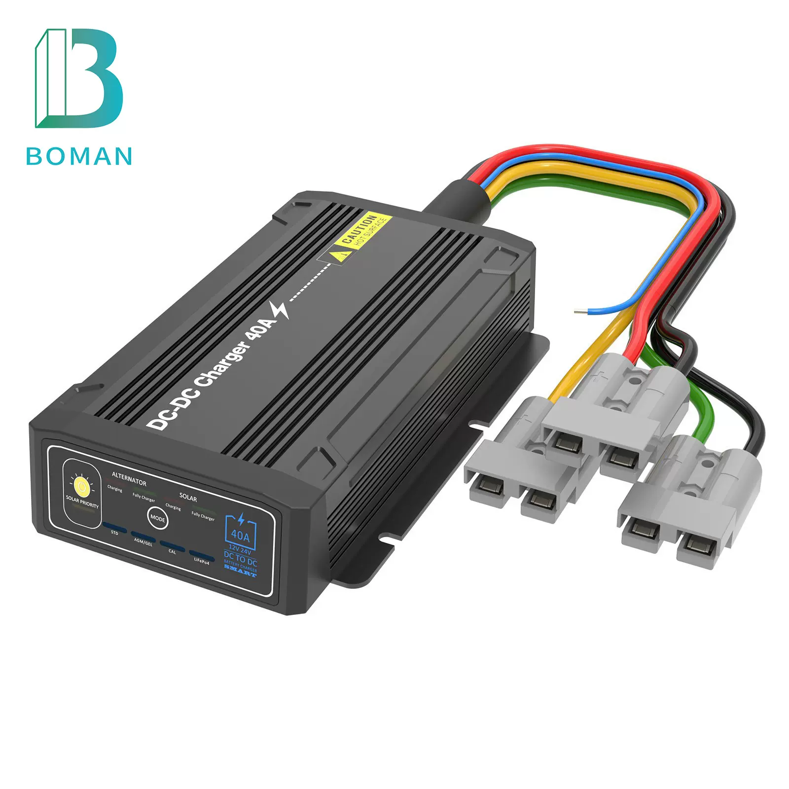 房车DC-DC直流充电器40A25A电瓶隔离器MPPT控制器备用电池充电器