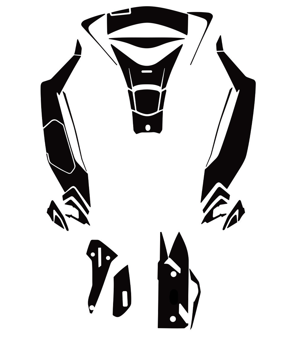 Suitable for 25 Models of Honda Pcx160, Armor Stickers, Thickened Matte Body Waterproof Protection Modification Parts and Accessories