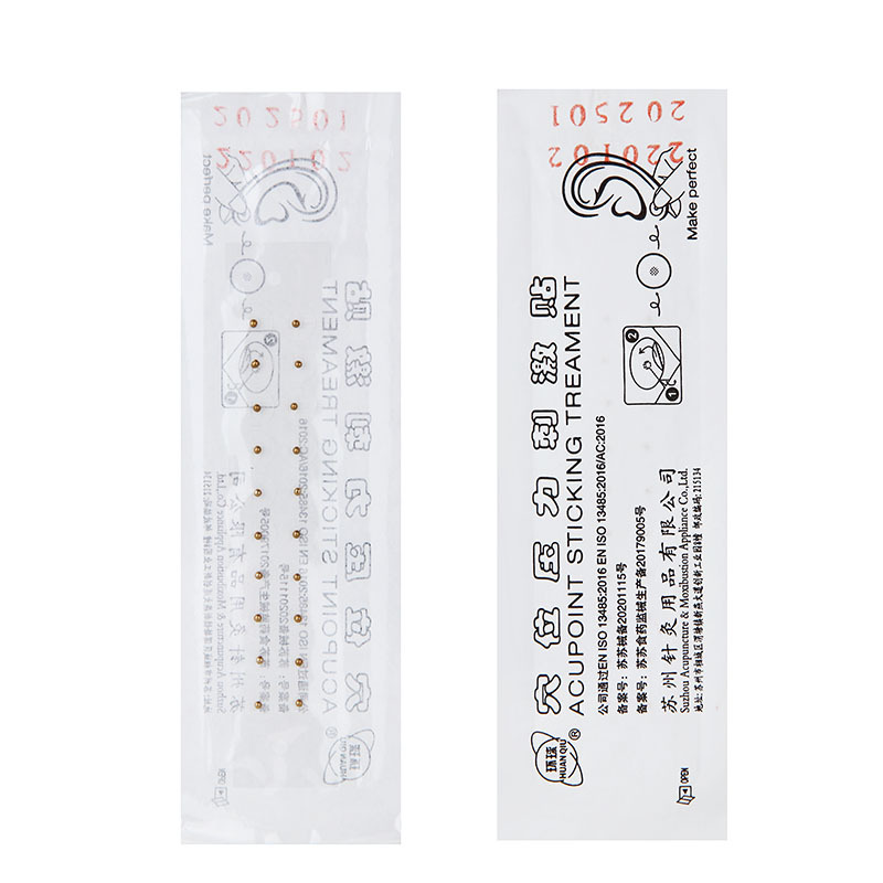 グローバルツボ圧力刺激耳介パッチ、透明耳介パッチ、磁気ビーズパッチ、エネルギーパッチ、金ビーズと銀ビーズ耳介パッチ
