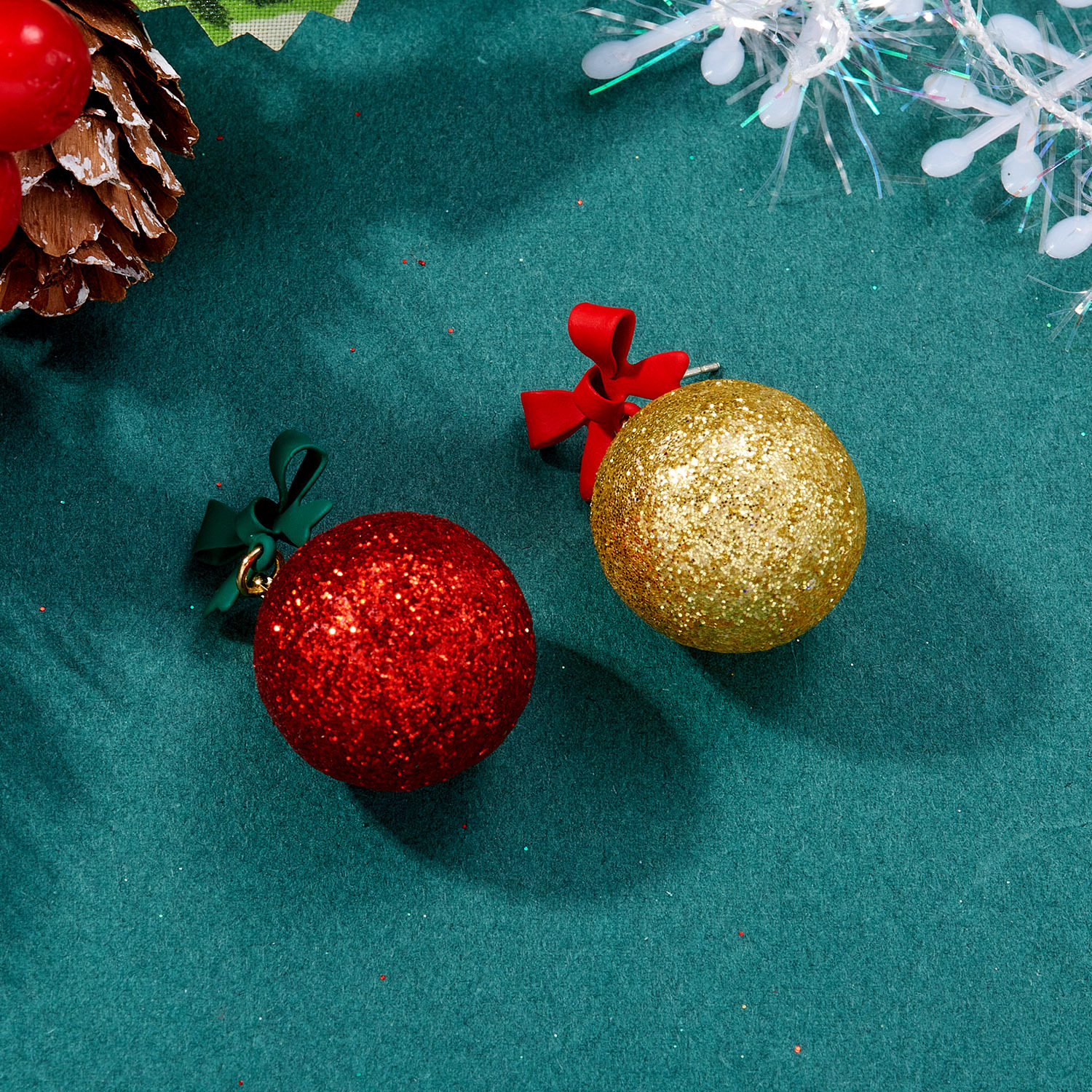 10g Weight Christmas Festival Women's Gender Cute Style Cute Stud Earrings 3