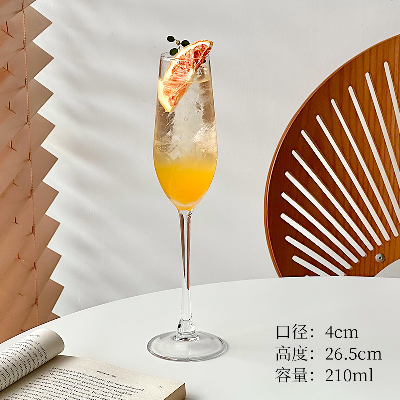 플루트 모양의 샴페인 글라스/210ML/48개/상자