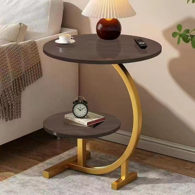 Mesa simple de cabecera de la cama sala de estar mesa de té estante de flores balcón estante de flores dormitorio al lado de la cama sofá