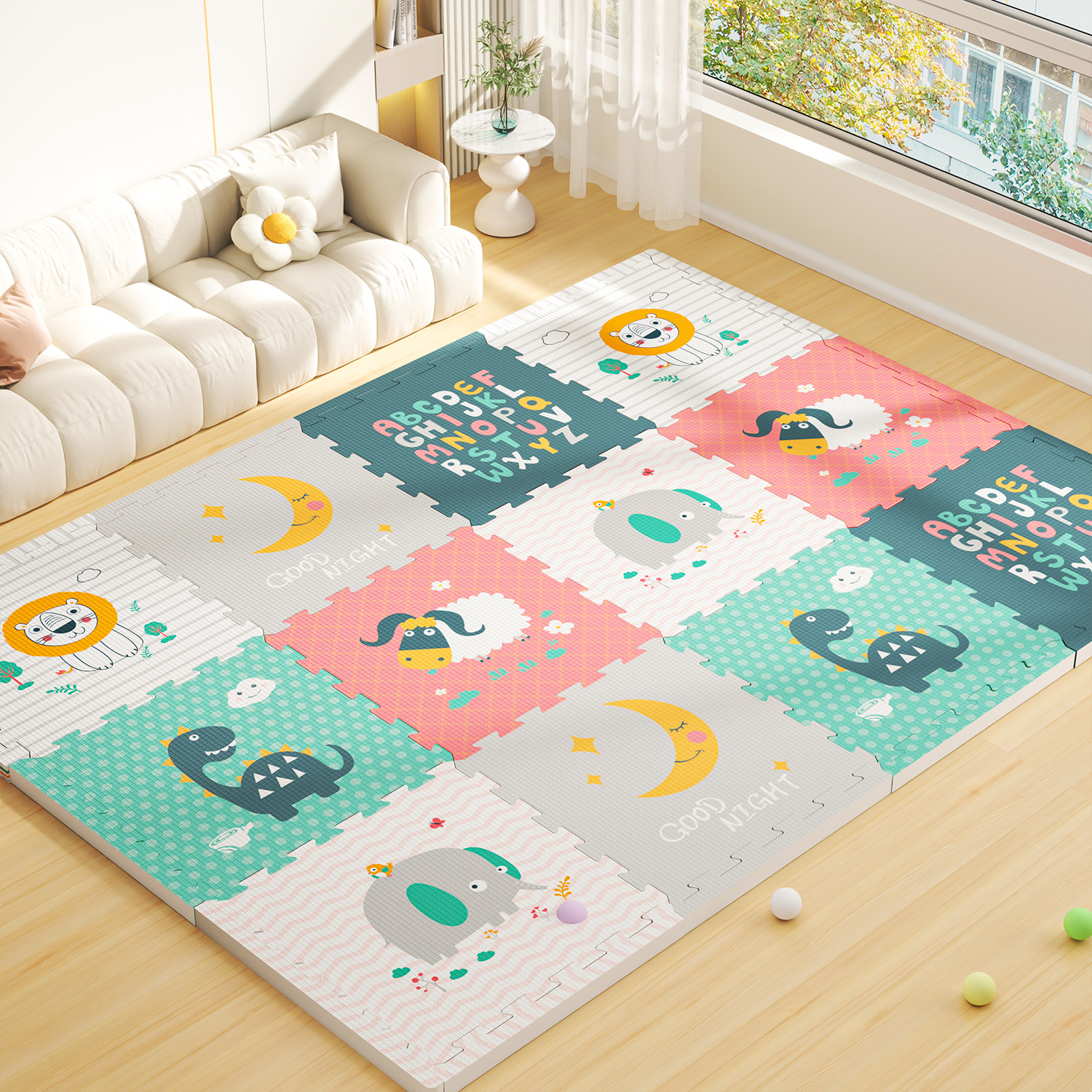 Cojín de escalada de empalme XPE engrosamiento bebé inodoro alfombra de escalada para niños hogar sala de estar 2CM alfombra para bebé