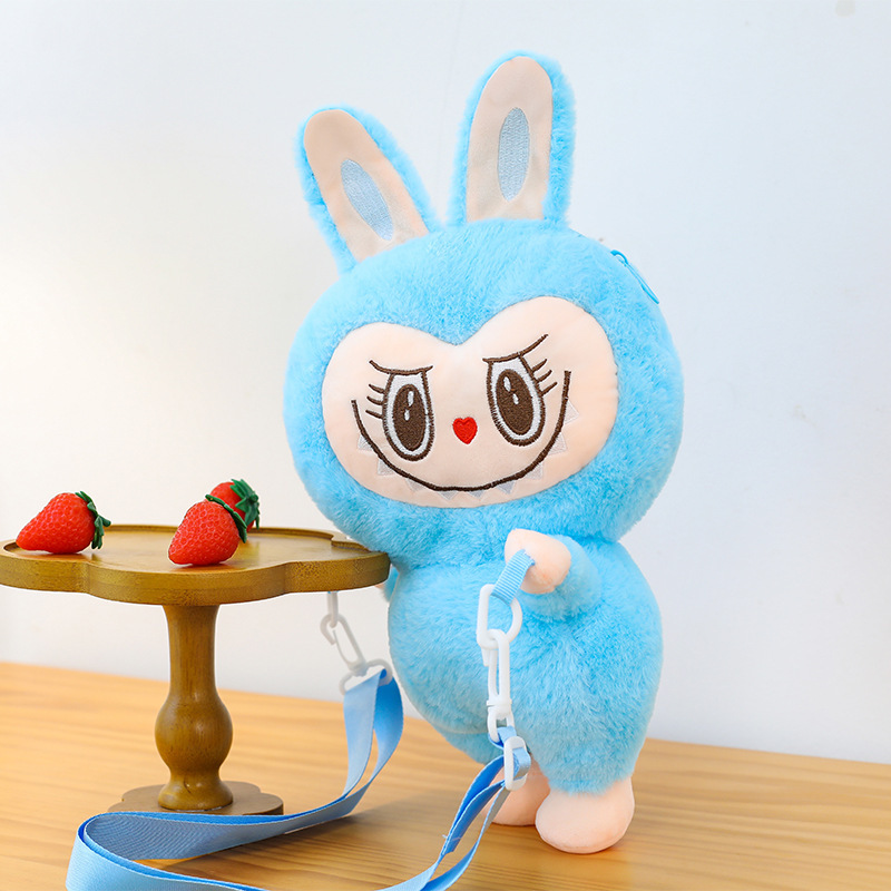 新しい漫画ラブドールバッグソフトガールデイリー多用途クロスボディバッグぬいぐるみウサギ人形バッグメーカー|undefined