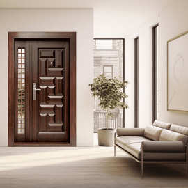 印度传统花纹铁门住宅厂家直供可混批量大价优铁门进户门防盗门