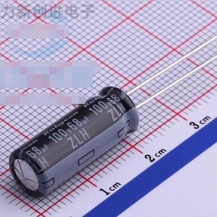 100ZLH68MEFC8X20描述68uF 100V电解电容器