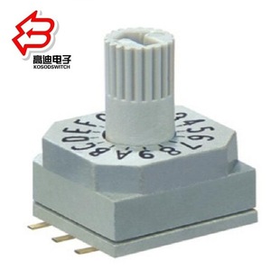 Smd Coding Switch Surface Patching Patch Rotary Coding Switch 10*10 Smd 16-Bit Rotary Switch