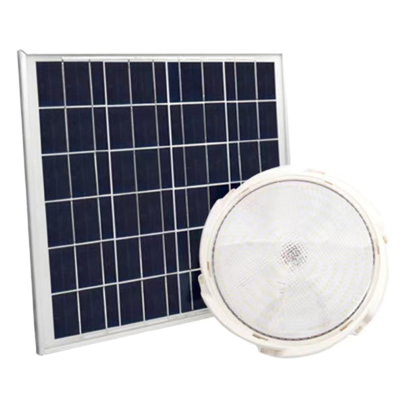 Lámpara solar LED para techo interior, alta potencia para villa y jardín