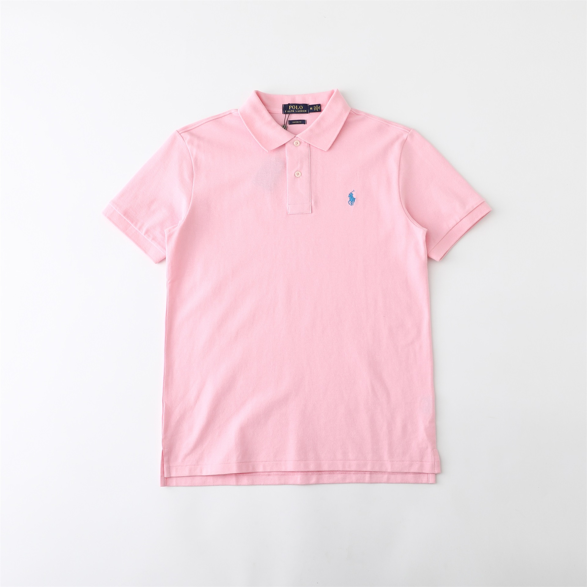 国境を越えた外国貿易供給ラフ RL 通勤カジュアル無地メンズ夏ポニーロゴ刺繍半袖ポロシャツ