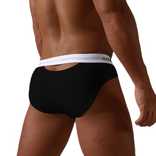 ADANNU men's underwear triangle cotton low waist sexy breathable u convex bag men's shorts trendy AD7501