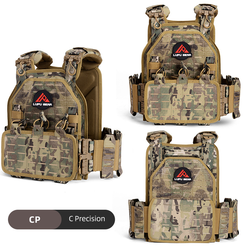 Transfronteriza personalizada placa enchufable chaleco de combate láser multifuncional expansión rápida chaleco táctico de desmontaje militar traje de protección
