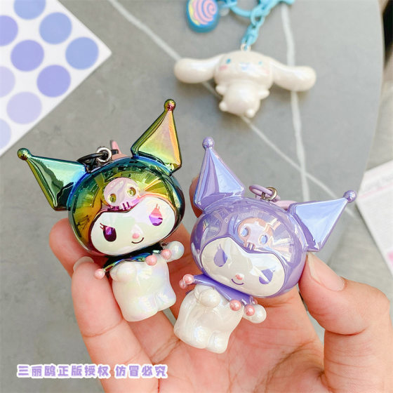 2024 New Genuine Sanrio Magic Series Keychain Bag Pendant Yugui Dog Book Doll Exquisite Women