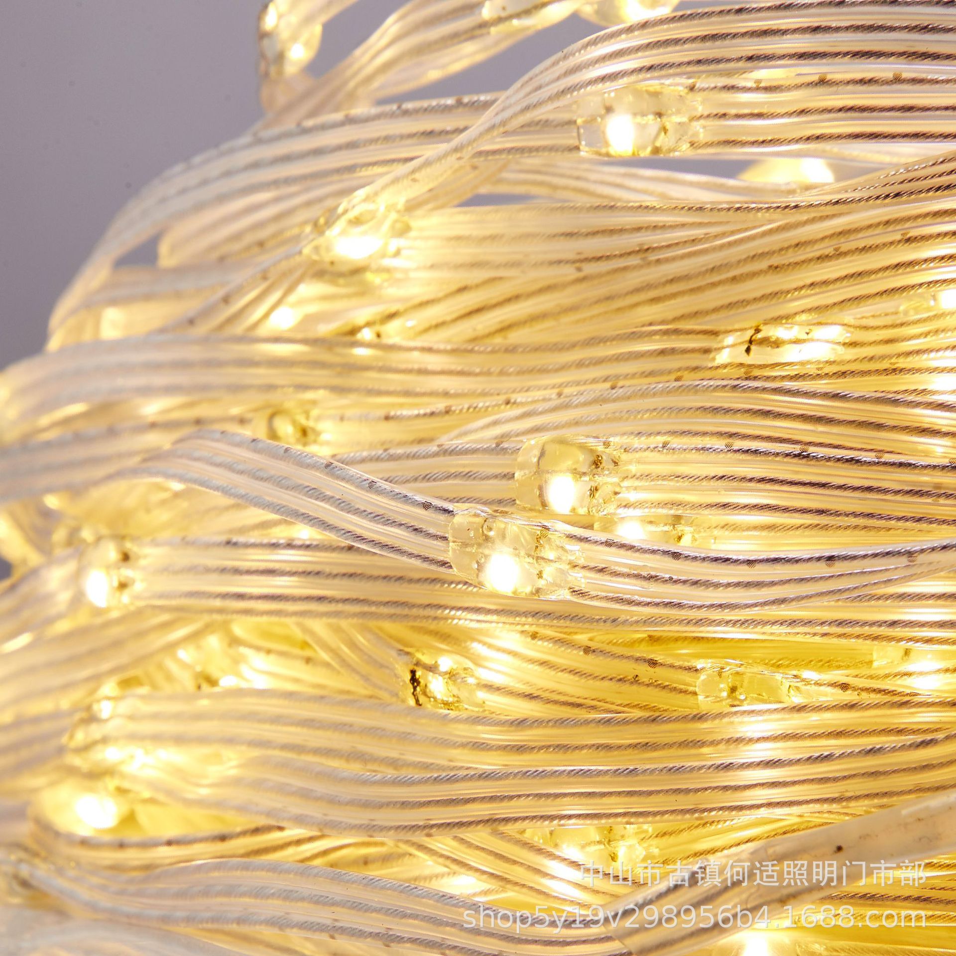 新款LED皮线灯 满天星小彩灯闪灯串灯户外防雨水低压24V树灯串