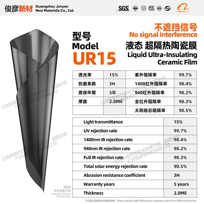 Automotive Film — Film - 152m-17m-front-block-size-ur15liquid-super-insulation