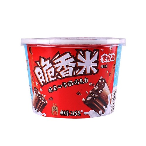 Dove crispy fragrant rice milk sandwich chocolate 216g box children's snacks candy casual foodies