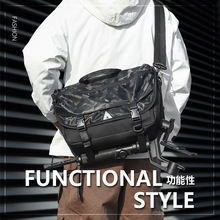 跨境爆款单肩包运动迷彩包工装包机车包大容量斜挎包男单肩邮差包