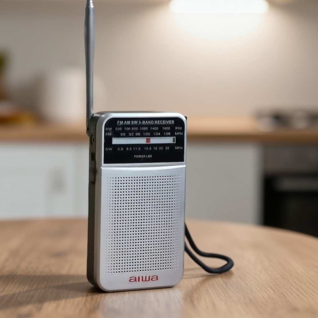 Aiwa portable radio FM medium-wave short-wave