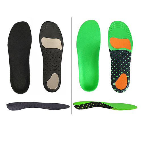 Insole, full arch correction pad, suede men's and women's arch orthopedic insole, arch support, shock absorption, massage and comfort