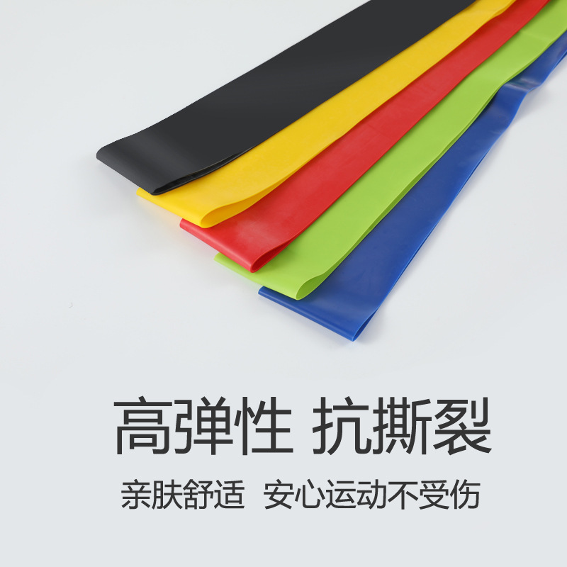 Anillo de resistencia banda de tensión banda de yoga TPE anillo de pierna que forma la cadera melocotón cadera fitness banda de resistencia entrega de una pieza