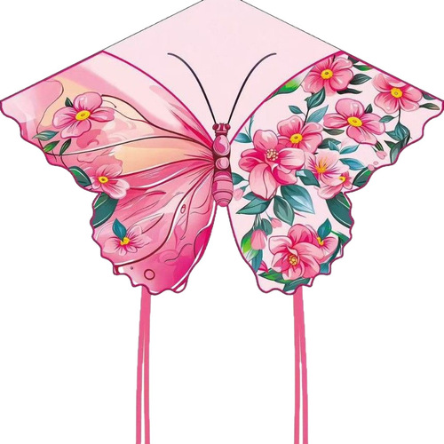 Weifang kites new butterfly cartoon long-tail lovers butterfly easy to fly adult butterfly kites wholesale stall square