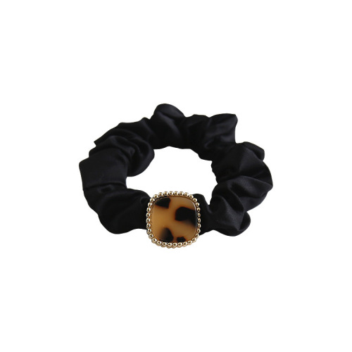 Korean minimalist light luxury acetic acid hair tie large intestine ring round headband hair tie ponytail elastic hair accessory
