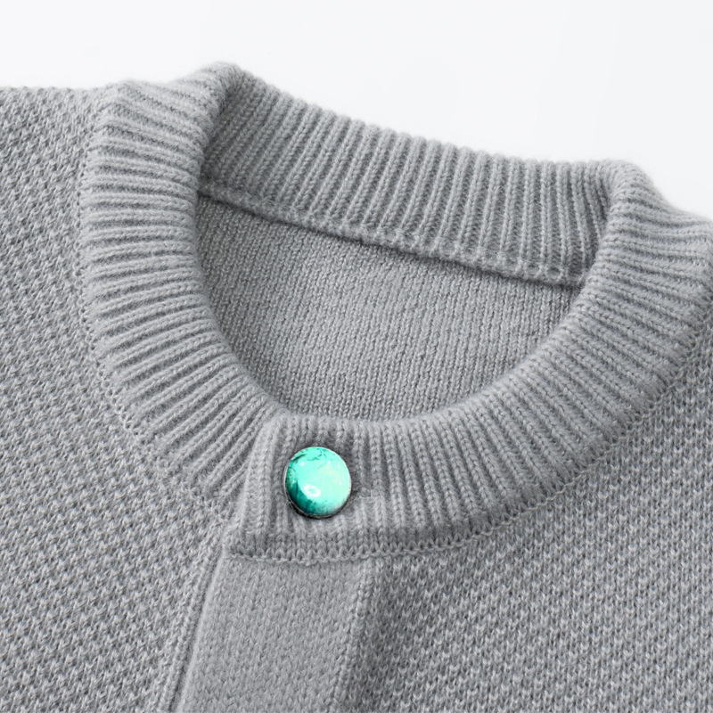 Men's Premium Knit Cardigan With Buttons - Classic Luxury Style, Loose Fit, Warm & Breathable For Autumn & Winter_voghion.com