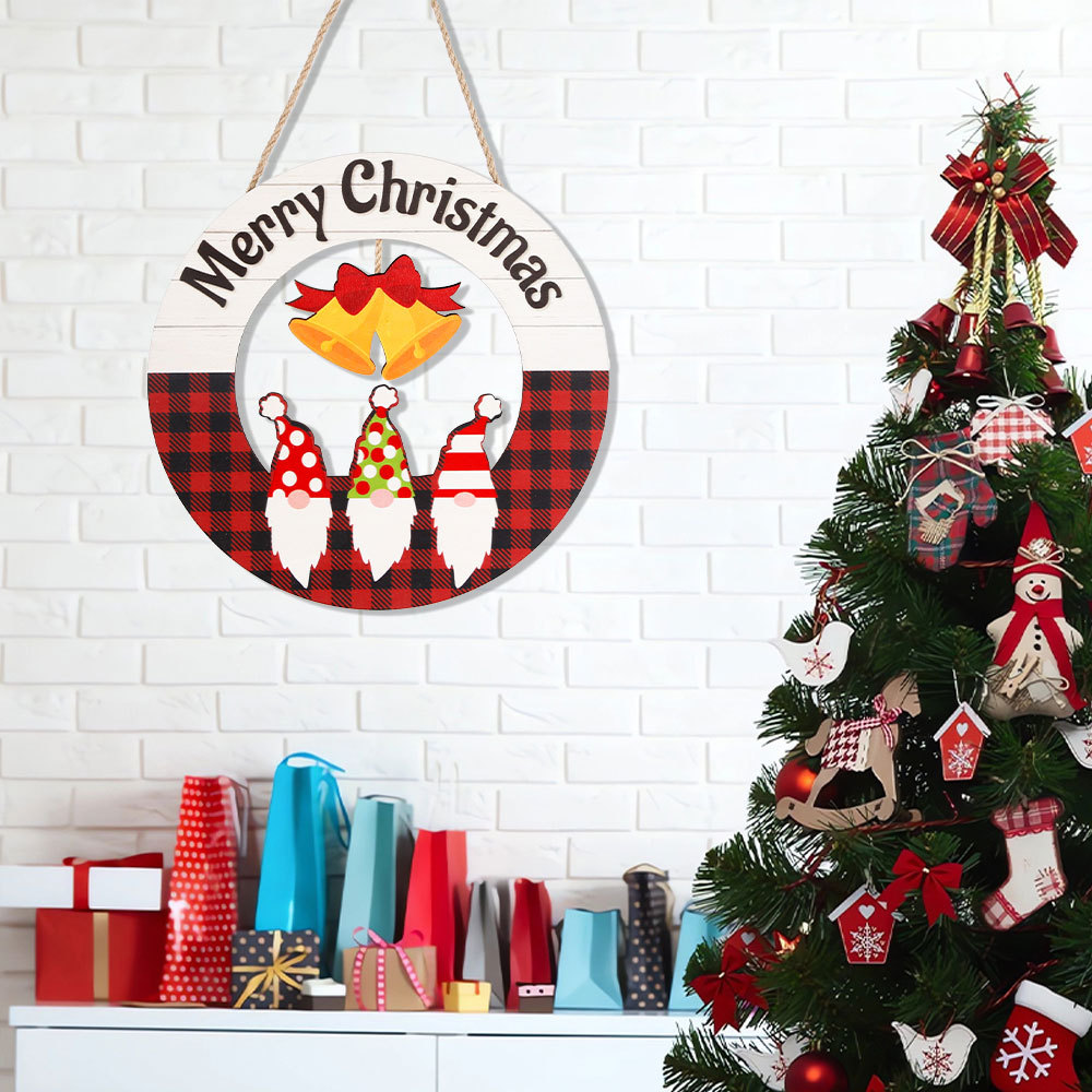 Neuer Anhänger für Partydekoration, Atmosphärenanordnung, Holztürbehang, Cartoon-Hängedekoration_voghion.com