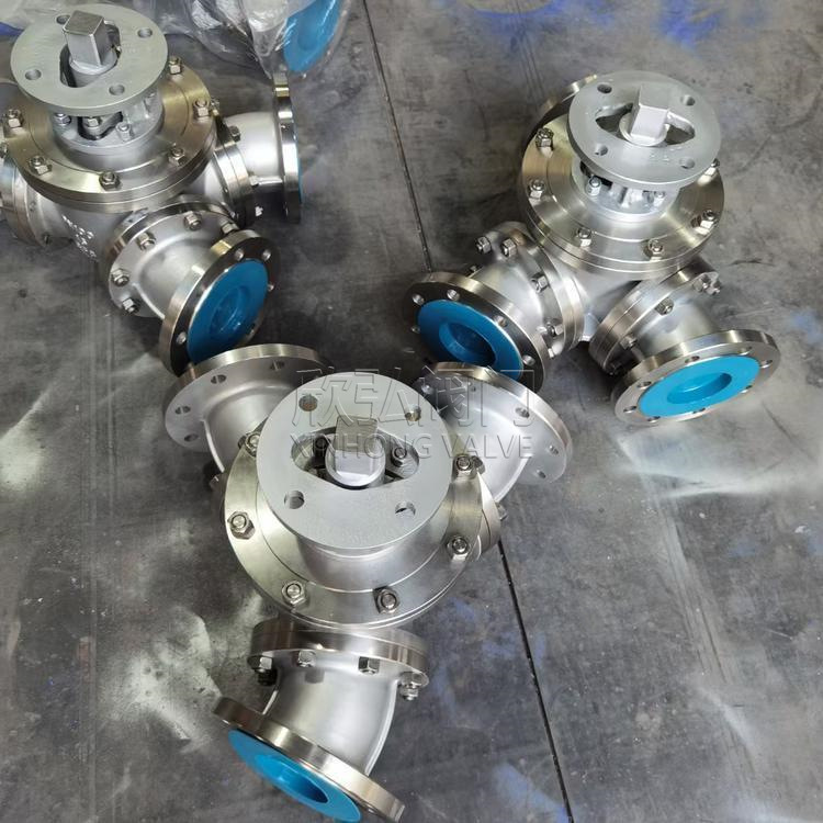 Q42F不锈钢Y型三通球阀 手动Y型三通球阀 欣弘阀门