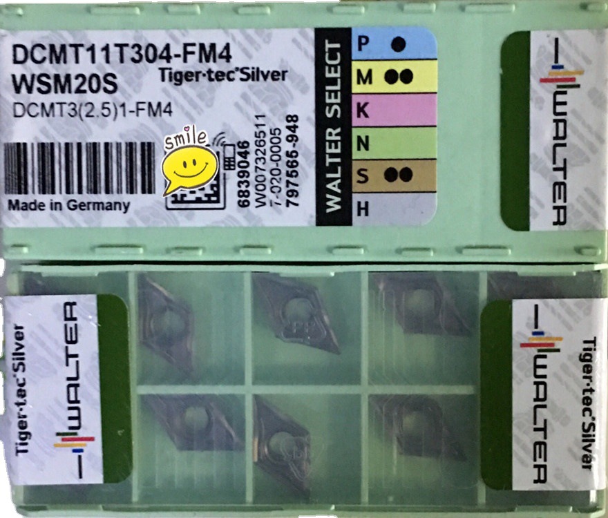 WALTER瓦尔特全系列可订货DCMT11T304-FM4 WSM20S数控车刀片