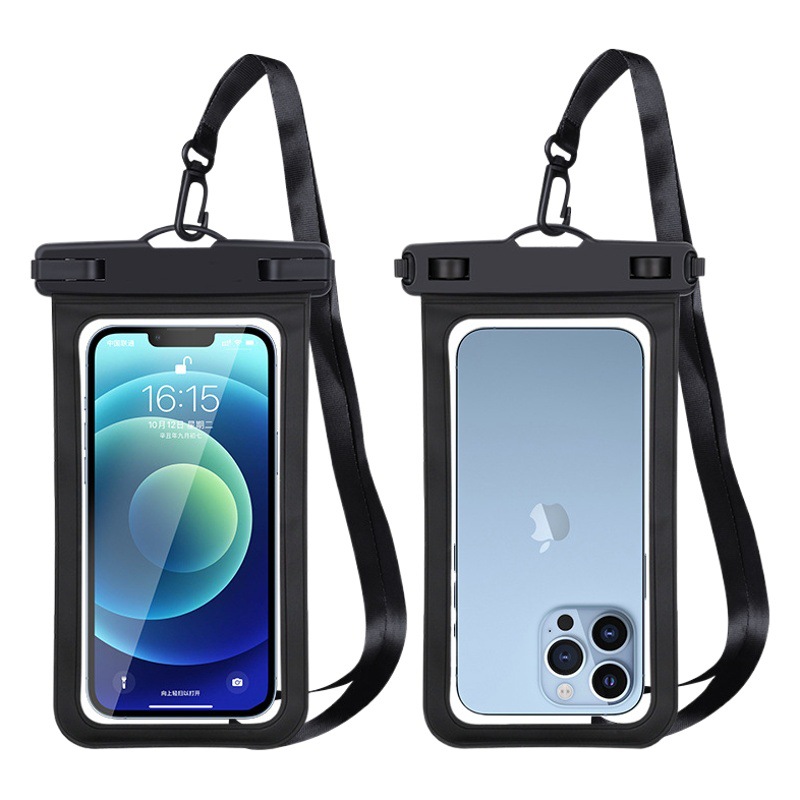 Spot Wholesale Pvc Mobile Phone Waterproof Bag Outdoor Beach Swimming Outdoor Diving Suitable for Huawei Apple Waterproof Case