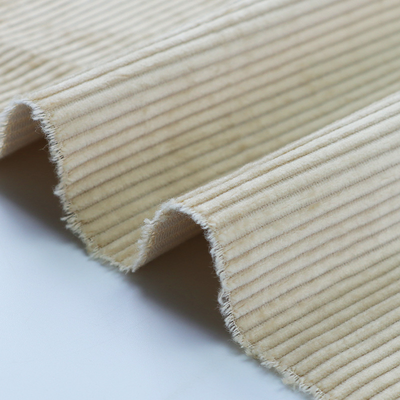 [En stock fabricante] 8-pit chaqueta de pana de algodón tela de otoño e invierno estilo japonés y coreano pantalones de abrigo de tela de algodón para niños