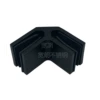 Big, glass, black, 15mm