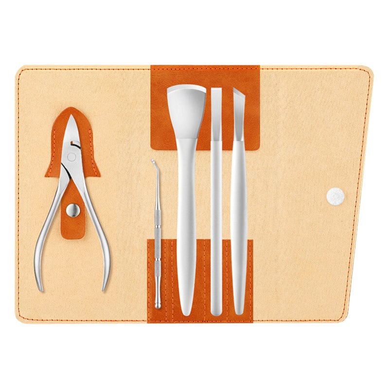 Pedicure knife suit Yangzhou three knives dead skin removing calluses scraping sole heel nail groove gray pedicure professional tools