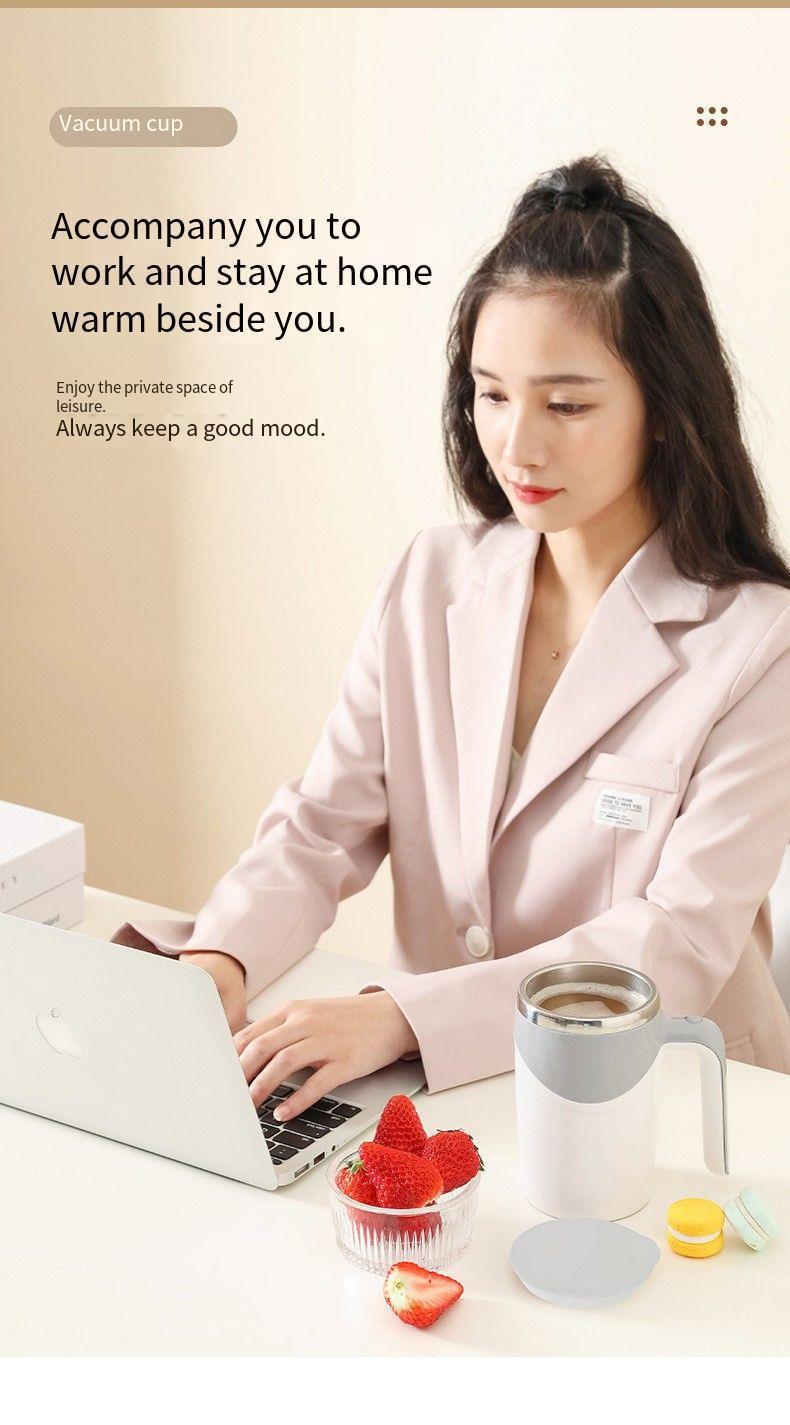 Háztartási keverőpohár mágneses töltésű keverőpohár kreatív ajándék csésze kávé keverőpálca csésze teljesen automatikus keverőpohár_voghion.com