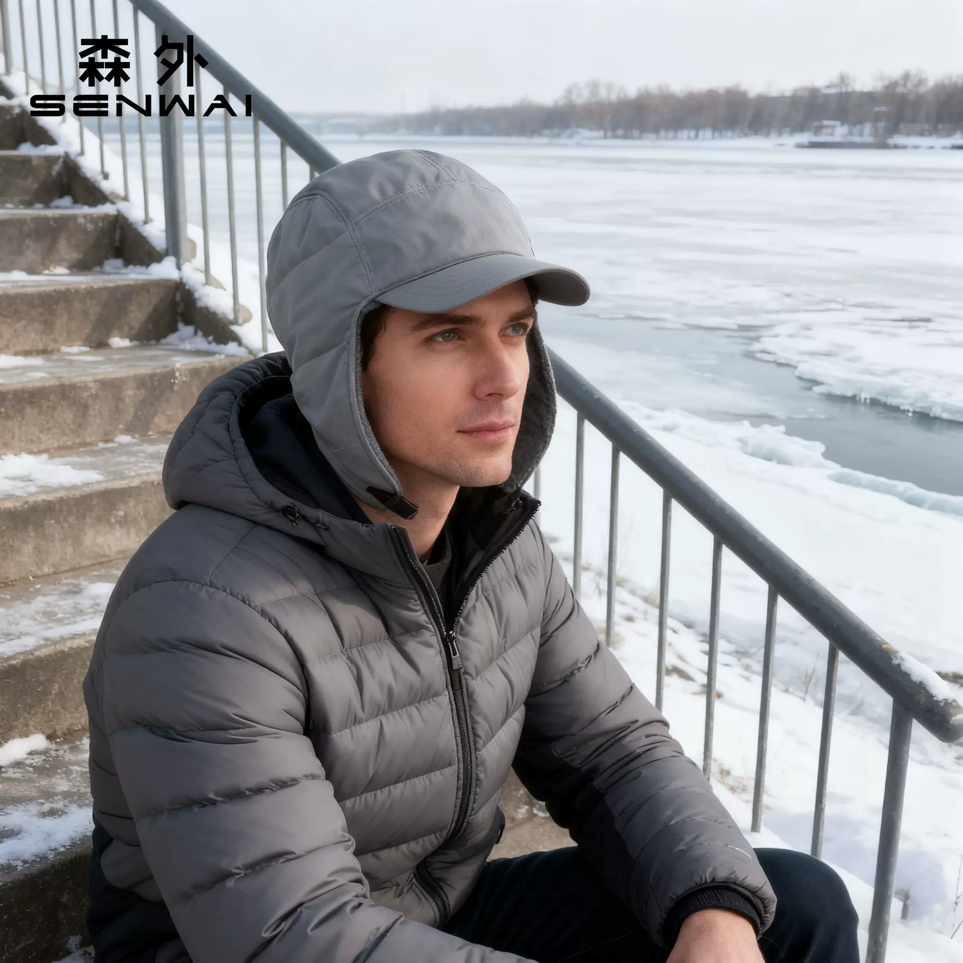 冬季帽子成人男女款户外护耳防风防水保暖抓绒雷锋帽百搭帽子批发